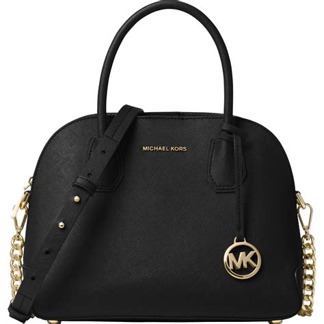 michael kors cindy leather medium pocket dome satchel|Cindy Medium Logo and Leather Satchel – Michael Kors Pre.